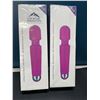 Image 1 : Lot of 2 Silicone Vibrating Sex Toys - Rechargeable - Brand New Sealed - Pink