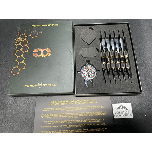 Lot of 1 Set of Venom Strike Premium Steel Tip Darts