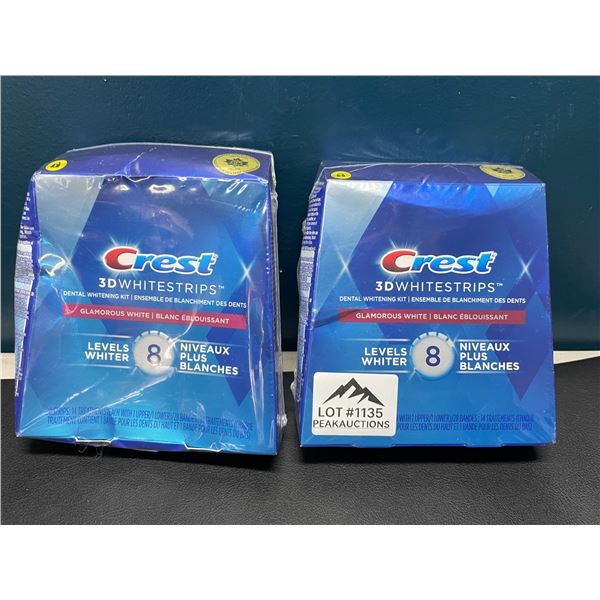 Lot of 2 Boxes of Crest 3D Whitestrips - Brand New Sealed!
