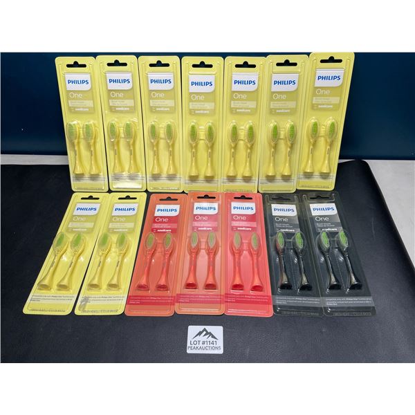 Lot of 14 Packs of Philips One Brush Replacement Heads
