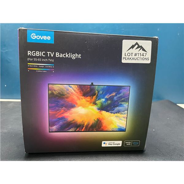 Lot of 1 Govee RGBIC TV Backlight for 55-65Inch TV's