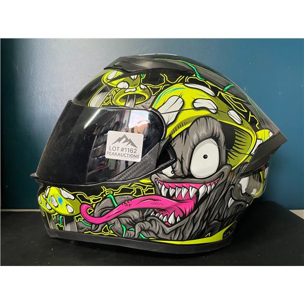 Lot of 1 Jiekai 316 Full-Face Motorcycle Helmet