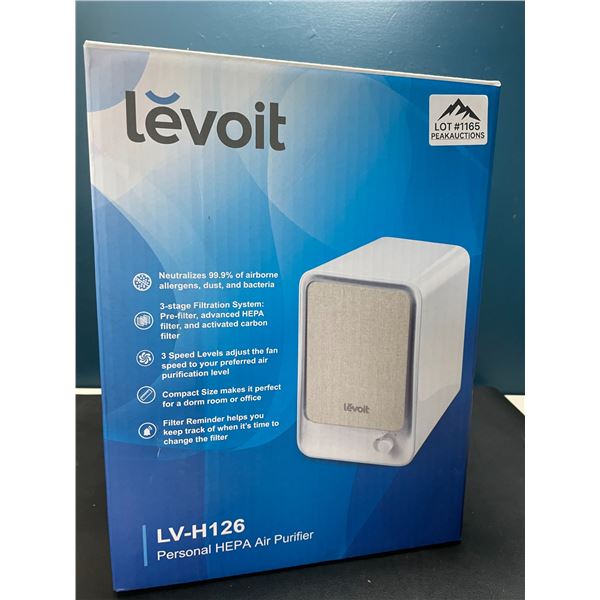 Lot of 1 Levoit Personal HEPA  Air Purifier - Captures Allergens, Smoke, Dust, Pollen, Pet Dander