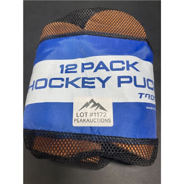 Lot of 1 12Pack of TronX Hockey Pucks