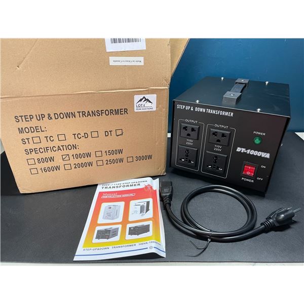 Lot of 1 Step Up & Down Power Converter/Transformer - 1000W - Brand New!