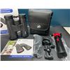 Image 2 : Lot of 1 Pair of Adasion 12x42 Powerful HD Binoculars w/ Tripod Stand & Case