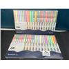 Image 1 : Lot of 2 Multi-Packs of Highlighters - 24 Colours per pack!