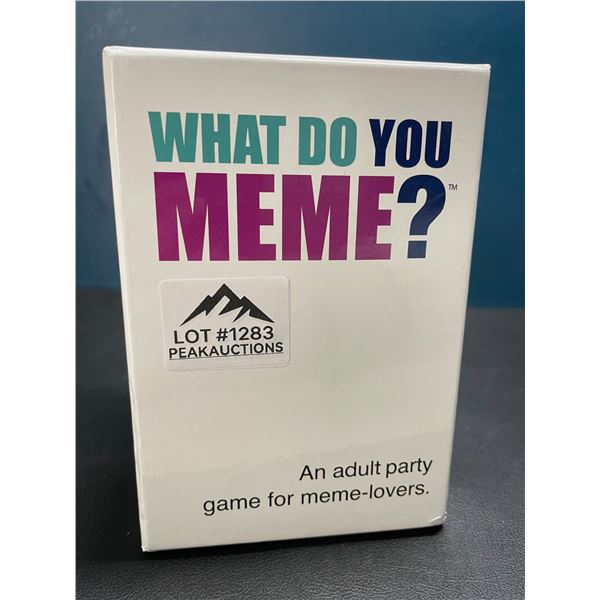 Lot of 1 "What Do You Meme?" Adult Party Card Game