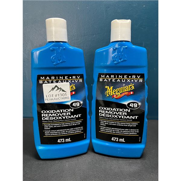 Lot of 2 Bottles (473ml) of Meguiars Marine RV Oxidation Remover