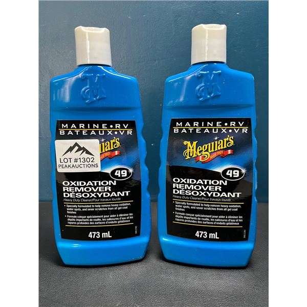 Lot of 2 Bottles (473ml) of Meguiars Marine RV Oxidation Remover