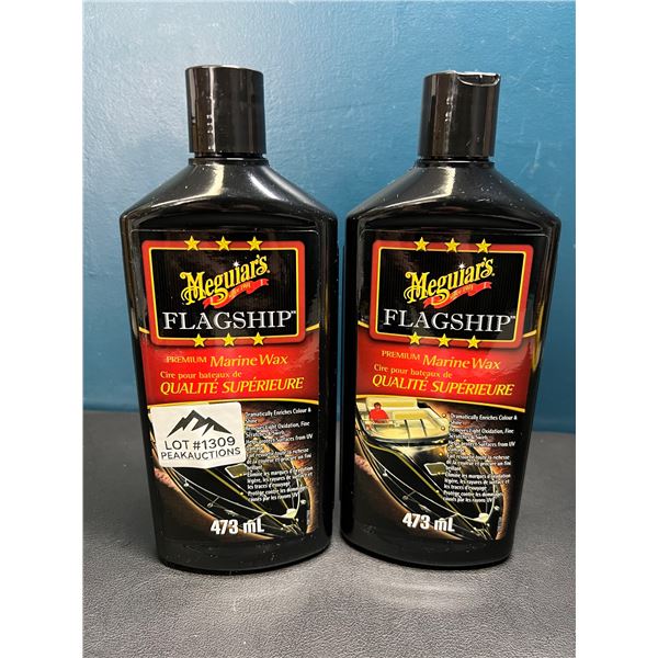 Lot of 2 Bottles of Meguiars Flagshipo Premium Wax 473ml