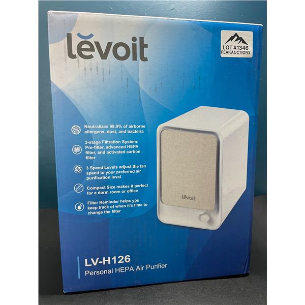 Lot of 1 Levoit Personal HEPA  Air Purifier - Captures Allergens, Smoke, Dust, Pollen, Pet Dander