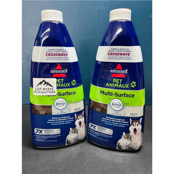 Lot of 2 Bottles of Bissle Multi Surface Cleaner for Crosswave