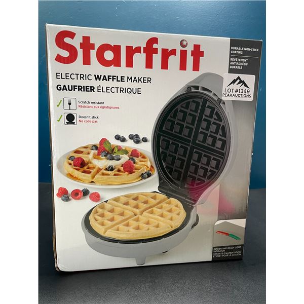 Lot of 1 Starfrit Electric Waffle Maker