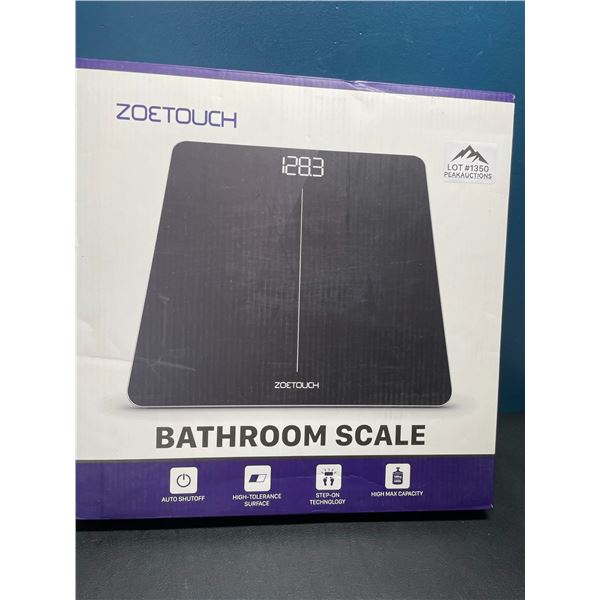 Lot of 1 ZoeTouch Digital Bathroom Scale