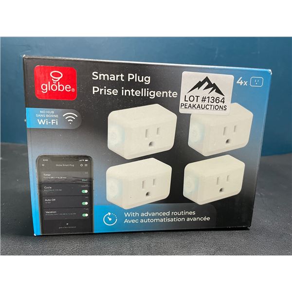 Lot of 1 Box of Smart Plugs/Smart Wifi Plugs - App Control - 4 Plugs Included - No Hub Needed