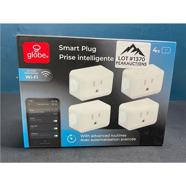 Lot of 1 Box of Smart Plugs/Smart Wifi Plugs - App Control - 4 Plugs Included - No Hub Needed