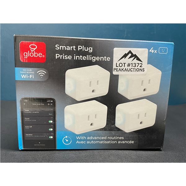 Lot of 1 Box of Smart Plugs/Smart Wifi Plugs - App Control - 4 Plugs Included - No Hub Needed