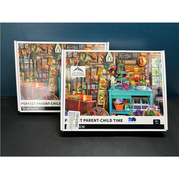 Lot of 2 Potting Shed 1000PC Puzzles