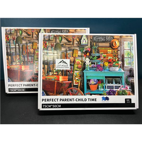 Lot of 2 Potting Shed 1000PC Puzzles