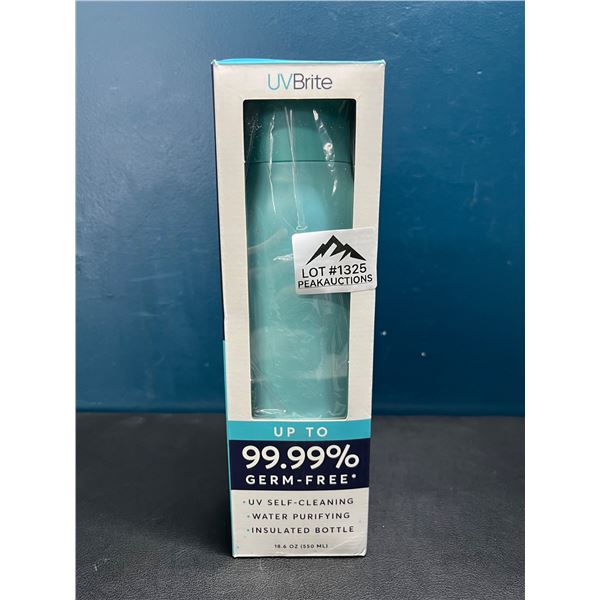 Lot of 1 UV Brite Insulated UV Self Cleaning Water Bottle