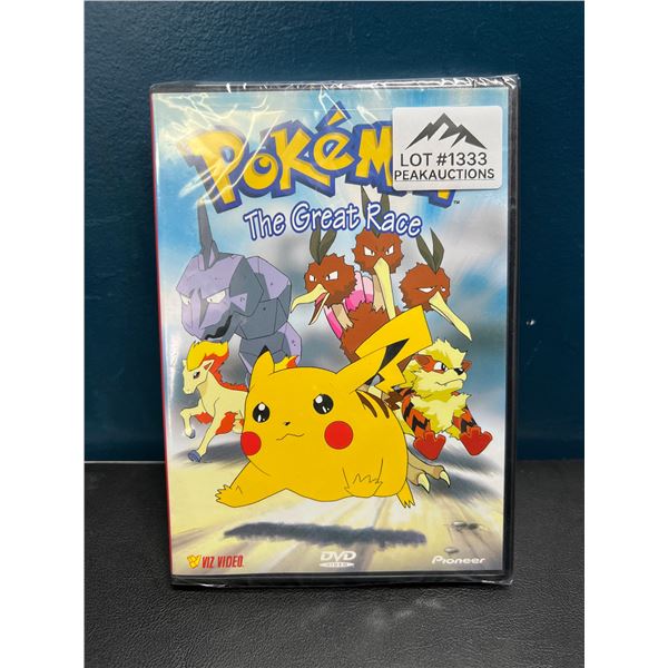 Lot of 1 Pokemon The Great Race DVD Sealed - COLLECTIBLE AND GRADABLE!