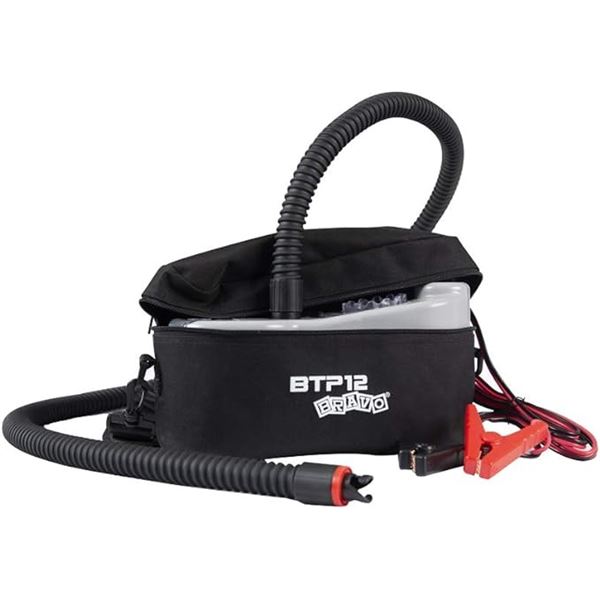 Lot of 1 Bravo High Pressure Dual Stage Electric Pump for Inflatale SUP's, Kayaks, Towables, etc.