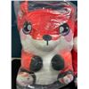 Image 3 : Lot of 2 Squeezamals Plumps - Super Soft Squishy 12-inch Plushies - Eva The Fox