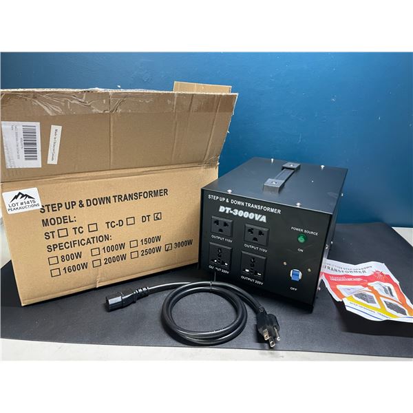 Lot of 1 Step Up & Down Power Converter/Transformer - 3000W - BRAND NEW!!