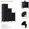 Image 2 : Lot of 1 Wolizom 9-Cube Storage Organizer - Brand New! (Black)