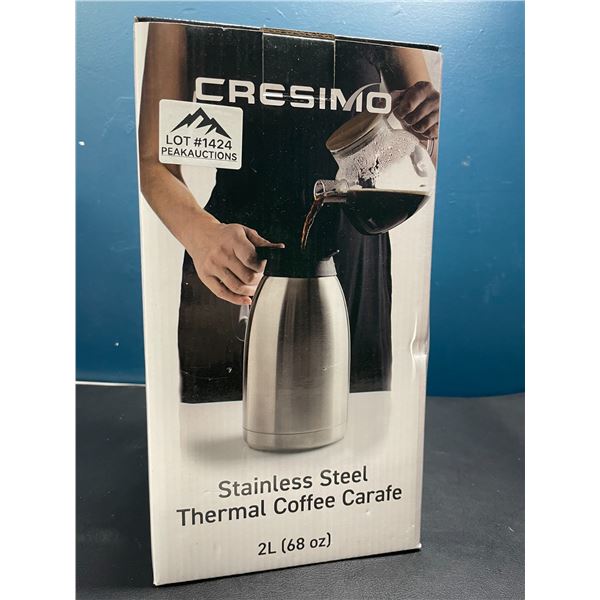 Lot of 1 Cresimo Stainless Steel Thermal Coffee Carafe