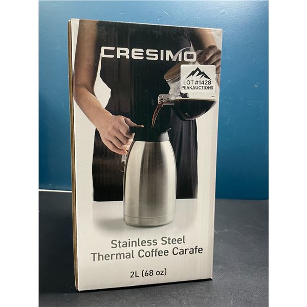Lot of 1 Cresimo Stainless Steel Thermal Coffee Carafe
