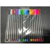 Image 3 : Lot of 3 Multi-Packs of Vitoler Fineliner Pens - 18 Colors Per Pack