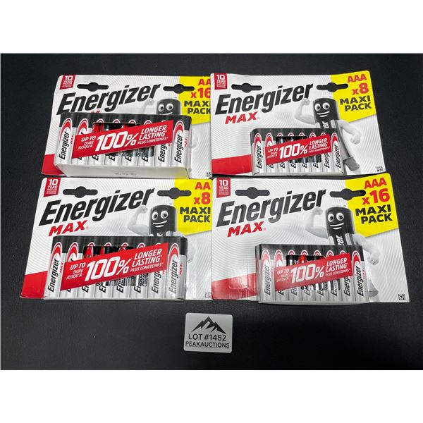 Lot of 1 Energizer MAX Batteries Combo Pack - Includes 24 AA and 24 AAA Batteries! - 48 Total!