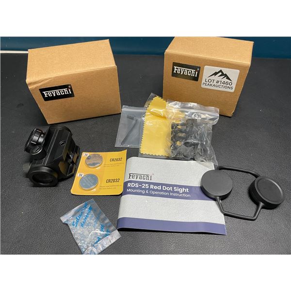 Lot of 2 Feyachi RDS-25 Red Dot Sights for Guns/Rifles