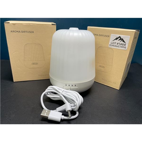 Lot of 2 Mini Aroma Diffusers