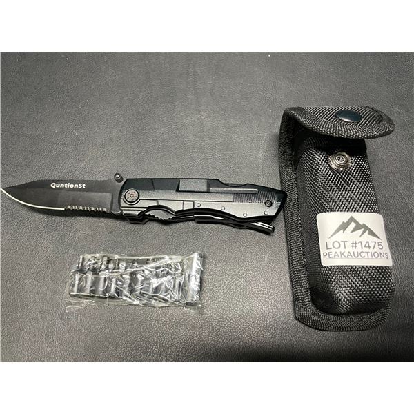 Lot of 1 Multifunctional Survival/Folding Knife