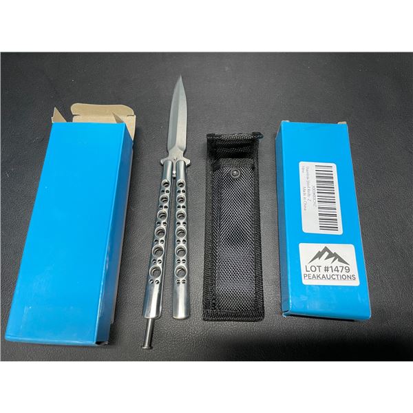 Lot of 2 Butterfly Stainless Steel Knives