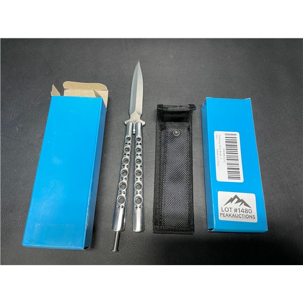 Lot of 2 Butterfly Stainless Steel Knives