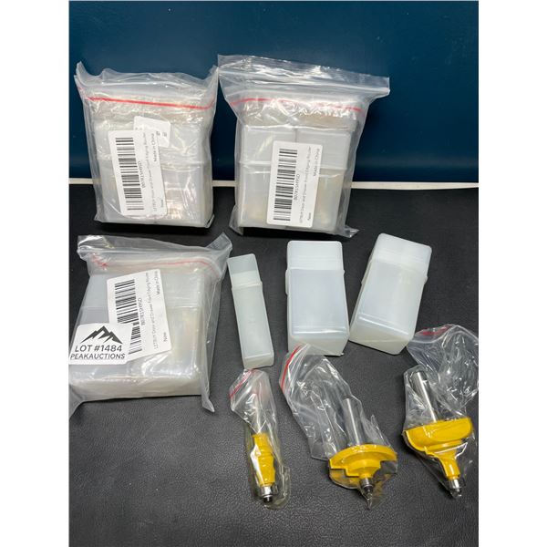 Lot of 4 Multi-Packs of Router Bits