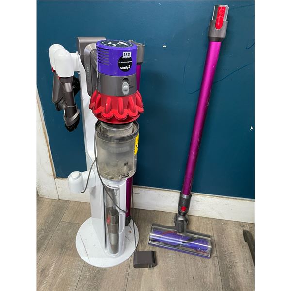 Lot of 1 Dyson Vacuum w/ Charging Stand & Accessories - Used - Powers On