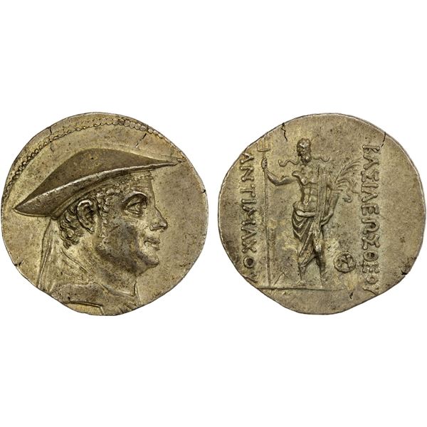 BACTRIA: Antimachos I Theos, ca. 185-170 BC, AR tetradrachm (16.85g), EF