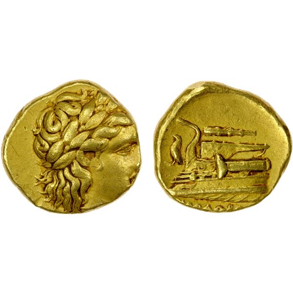BITHYNIA: Kios, AV stater (8.56g), ca. 350-300 BC, Choice VF
