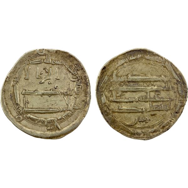 ABBASID: al-Rashid, 786-809, AR dirham (2.45g), Madinat al-Salam, AH173, lovely VF