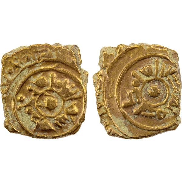 ZIRID OF GRANADA: temp. Badis b. Habbus, 1038-1073, AV fractional dinar (1.38g), NM, ND, EF