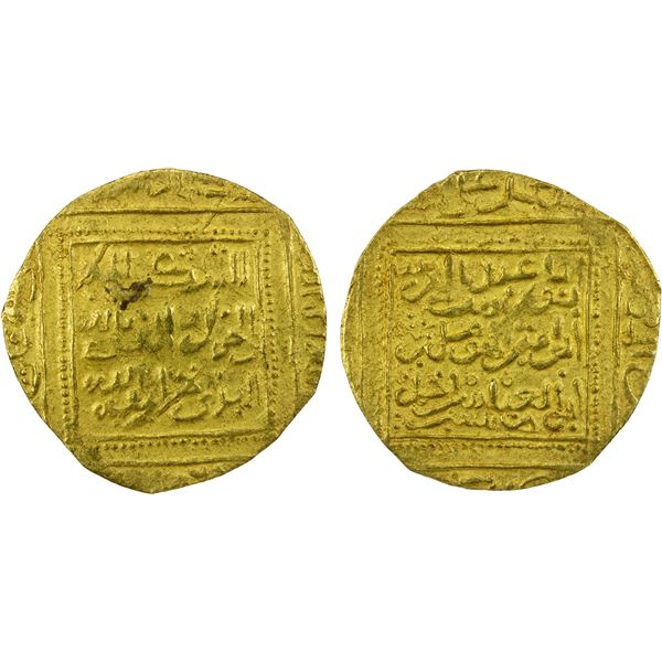 HAFSID: Abu Faris 'Abd al-'Aziz II, 1394-1434, AV dinar (4.69g), Tarabulus (Tripoli in Libya), ND, V