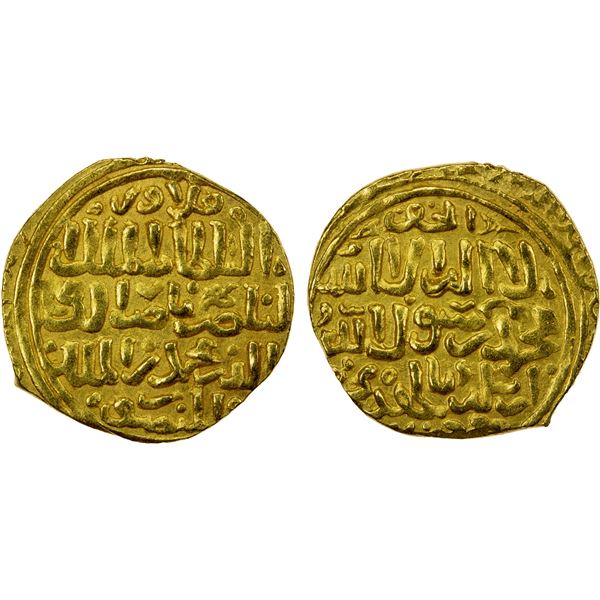 BAHRI MAMLUK: Muhammad I, 3rd reign, 1310-1341, AV dinar (5.89g), MM, DM, EF