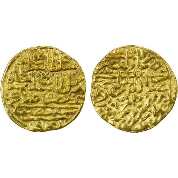 OTTOMAN EMPIRE: Süleyman I, 1520-1566, AV sultani (3.50g), Misr, AH941, VF