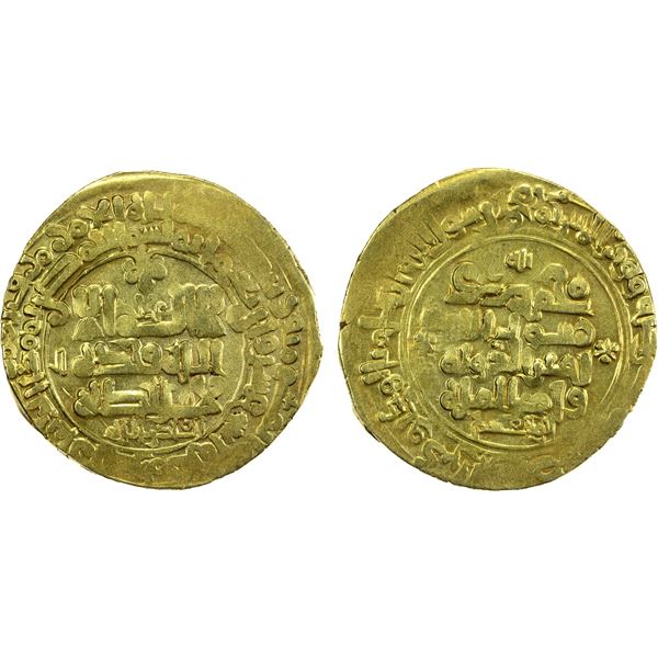 GHAZNAVID: Mahmud, 999-1030, AV dinar (4.52g), Herat, AH412, F-VF
