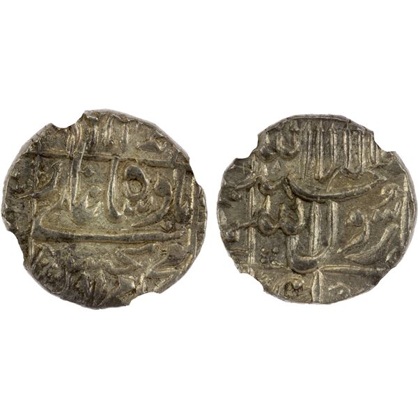 MUGHAL: Murad Bakhsh, 1658, AR ½ rupee, Surat, AH1068 year 1, NGC MS61